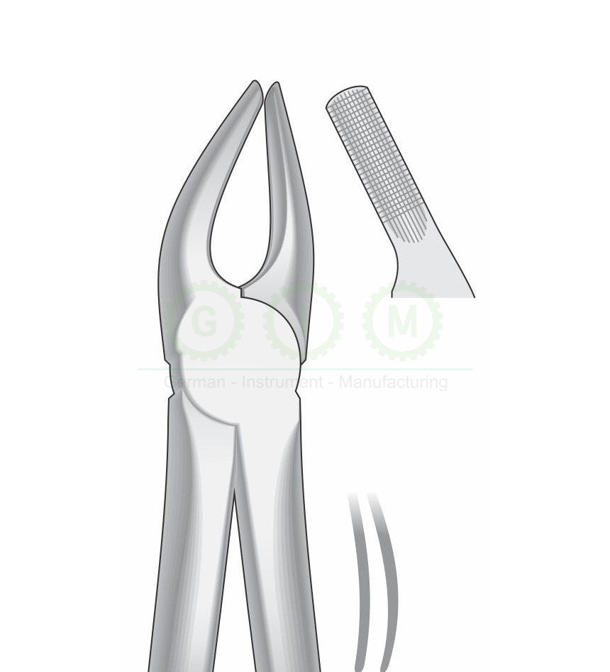 Upper Premolars Extraction Forceps G1004 Fig.7 | Dental Tooth Removal Instrument