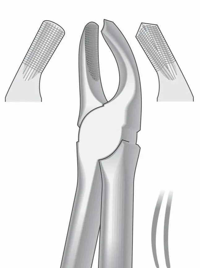 Upper Left Molars Extraction Forceps G1006 Fig.18 | Dental Tooth Removal Instrument GIM Instruments