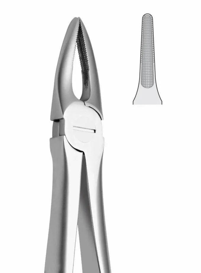 upper roots and incisors extraction forceps G1011 Fig 29 made from surgical stainless steel for precise tooth removal