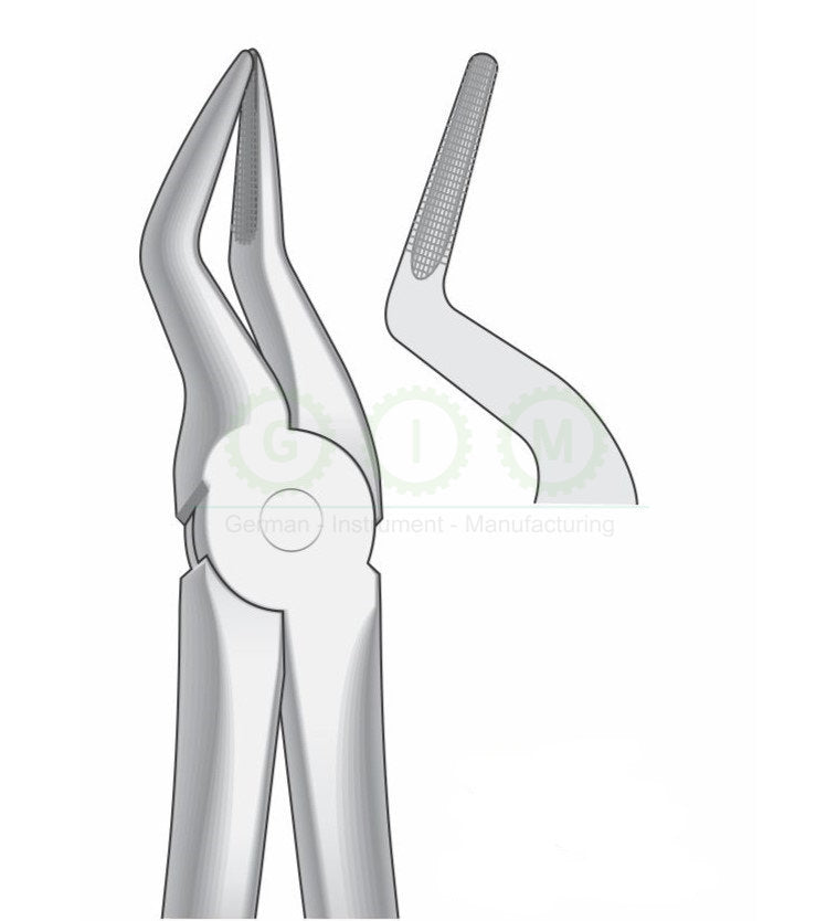 Upper Roots Extraction Forceps G1014 Fig 51A | Dental Surgical Instrument Pakistan