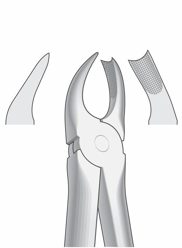 Right Upper Molar Extraction Forceps G1024 Fig 89 | Dental Surgical Instrument Pakistan