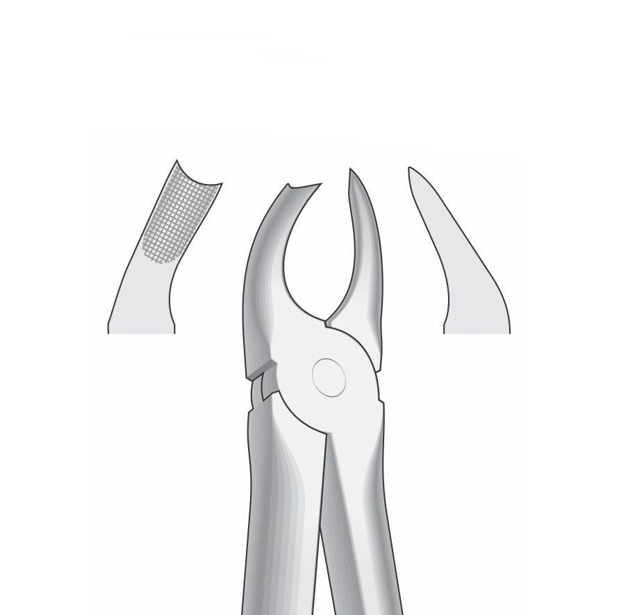 Left Upper Molar Extraction Forceps G1025 Fig 90 | Dental Surgical Instrument Pakistan