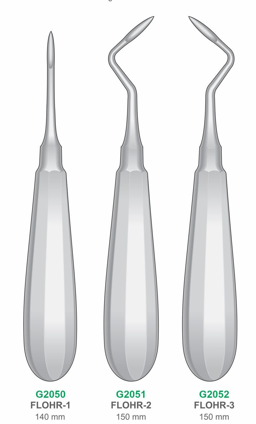 Flohr Elevators Dental Surgical Instruments Pakistan