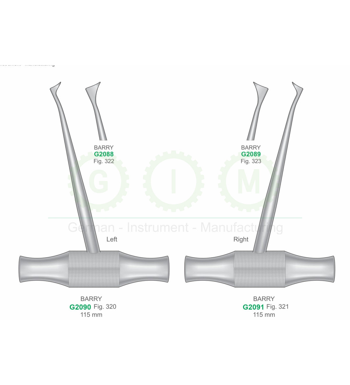 Premium Barry Root Elevator Dental Surgical Instruments Stainless Steel