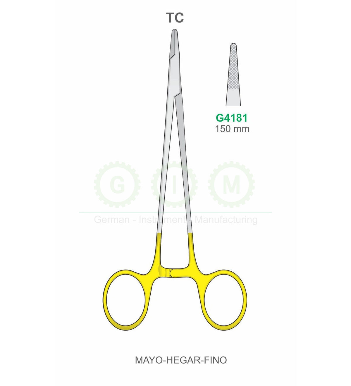 TC Mayo-Hegar Fino Needle Holder