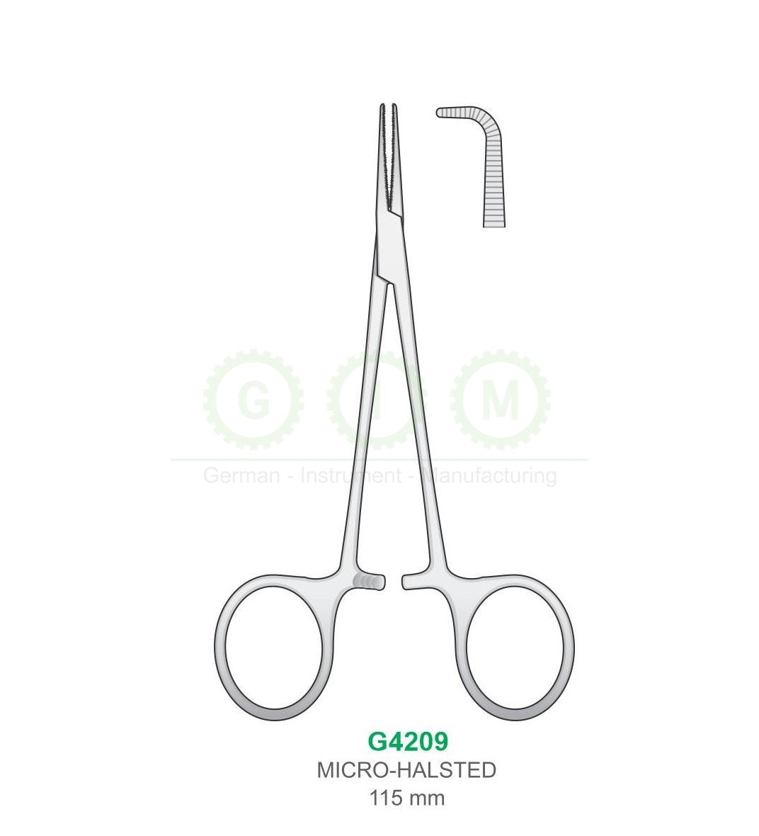 Micro Halsted Hemostatic Forceps