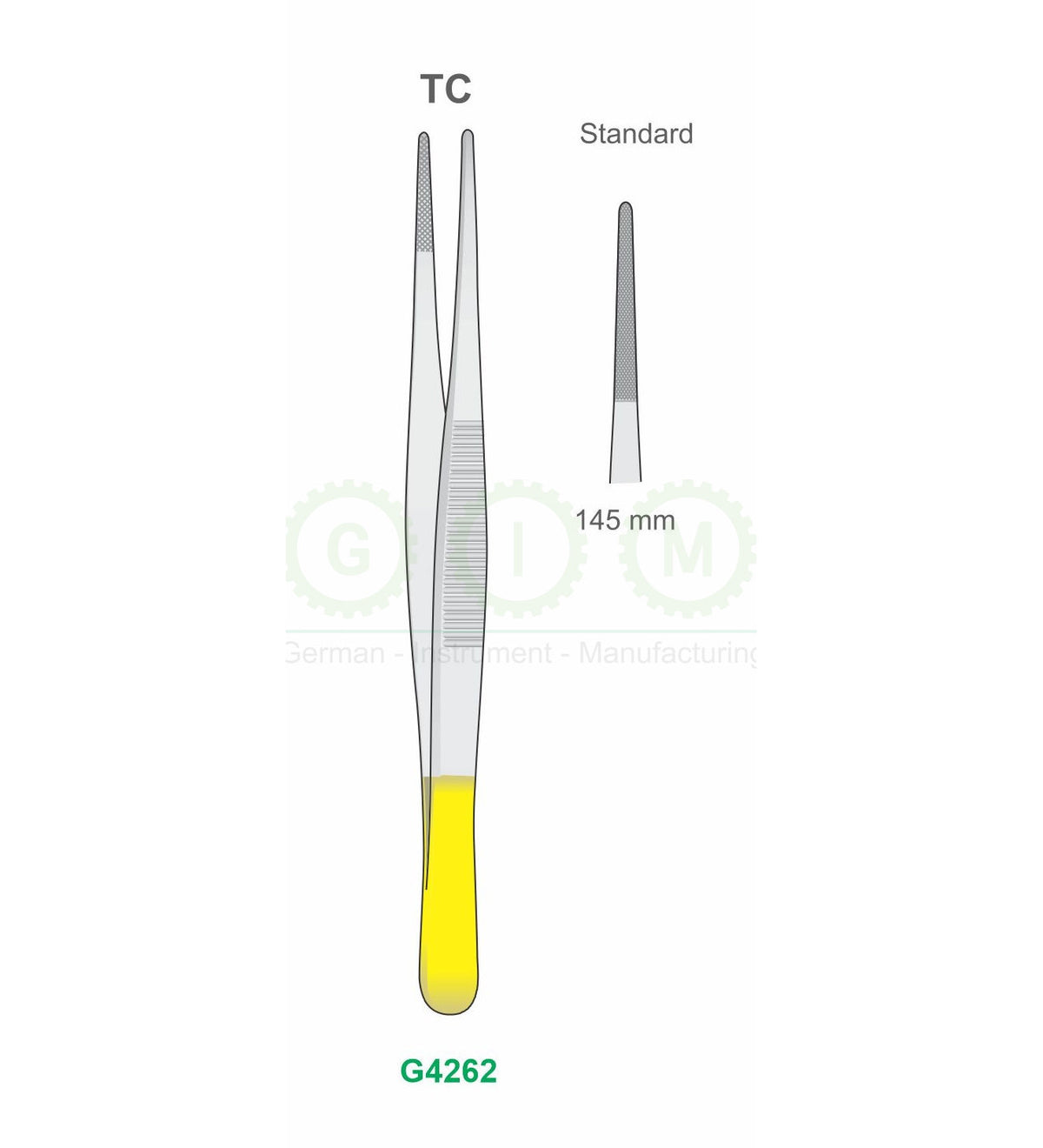 TC Standard Non-Traumatic Tissue Forceps