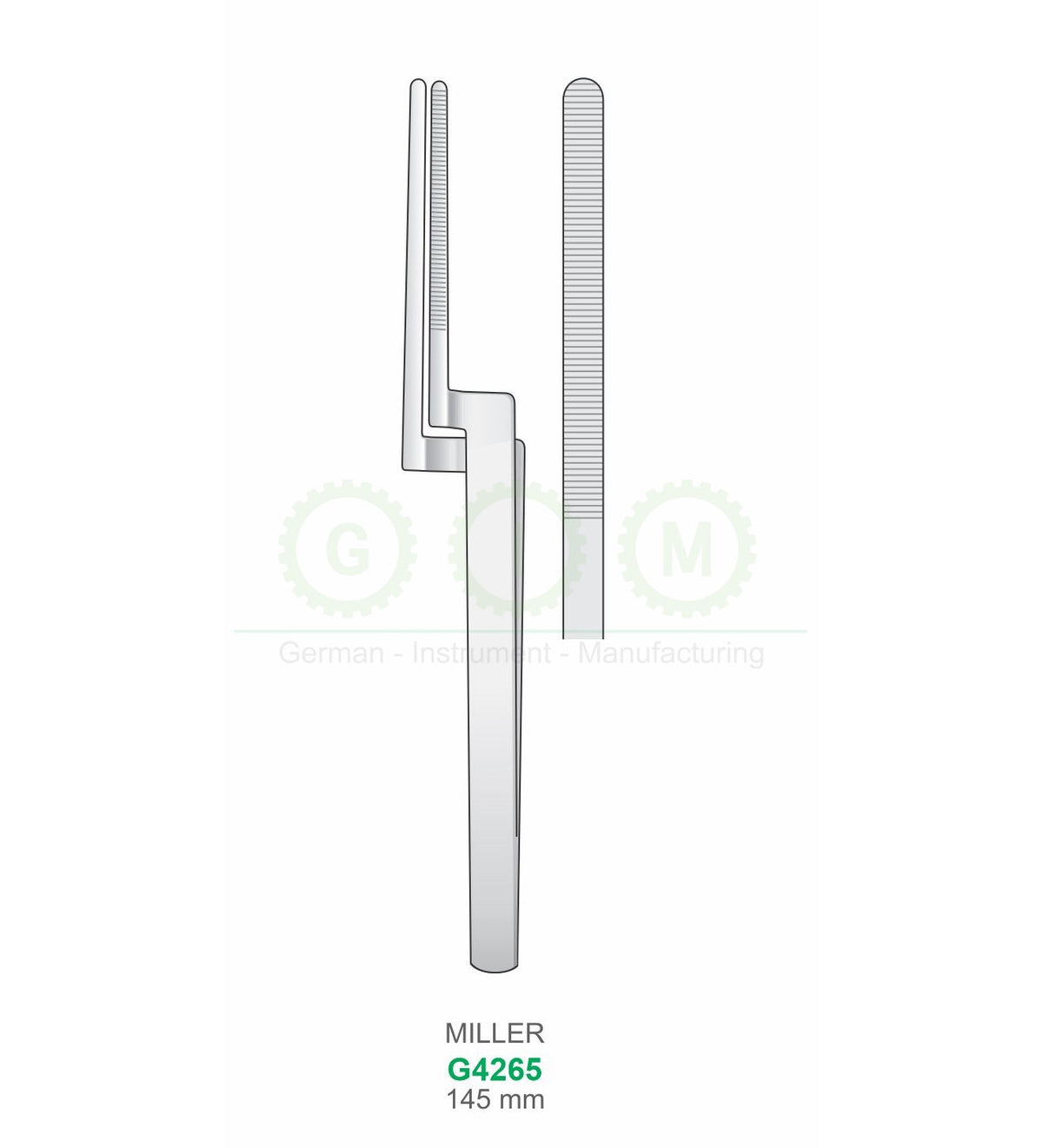 TC Miller Non-Traumatic Tissue Forceps