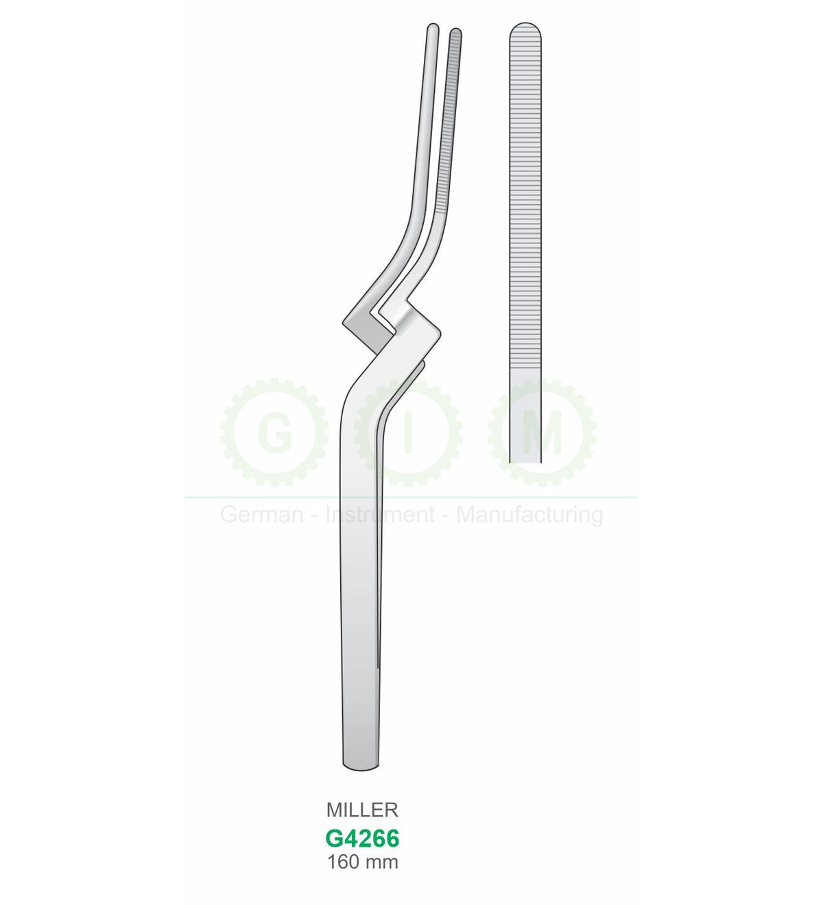 TC Miller Non-Traumatic Tissue Forceps