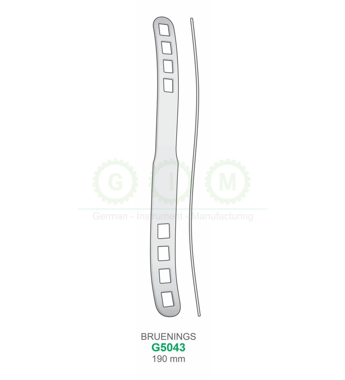 Bruning Retractor, 190mm