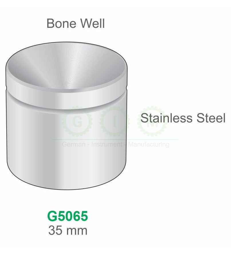 Stainless Steel Bone Well, 35mm