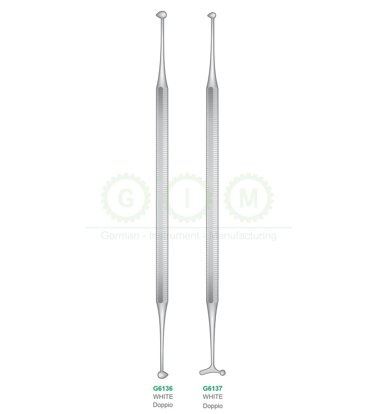White Doppio Filling Instruments