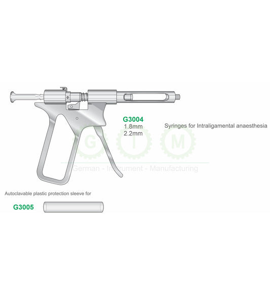 Intraligamental Anaesthesia Syringe Gun Type - G3004 / G3005 Set