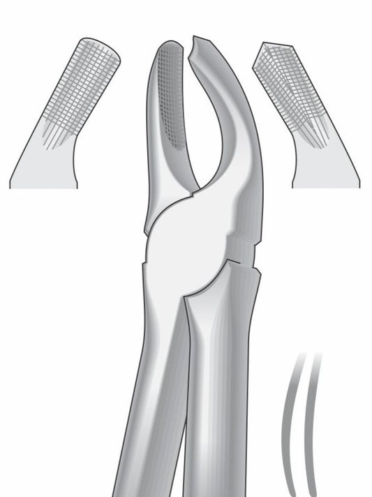 Upper Left Molars Extraction Forceps G1006 Fig.18 | Dental Tooth Removal Instrument