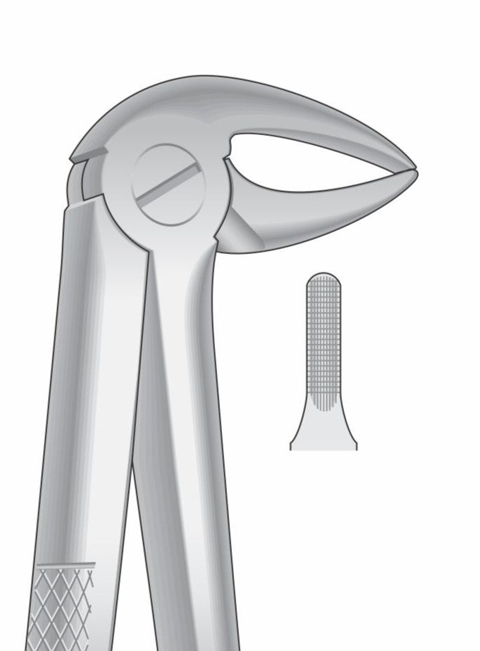 Lower Roots Extraction Forceps Slender Jaws G1009 Fig 33A | Dental Surgical Instrument Pakistan
