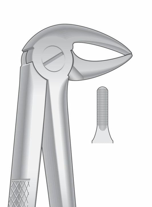 Lower Roots Extraction Forceps Slender Jaws G1009 Fig 33A | Dental Surgical Instrument Pakistan