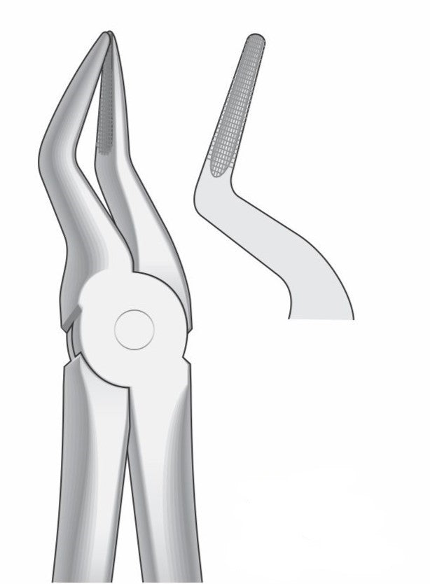 Upper Roots Extraction Forceps G1014 Fig 51A | Dental Surgical Instrument Pakistan