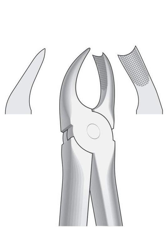 Right Upper Molar Extraction Forceps G1024 Fig 89 | Dental Surgical Instrument Pakistan