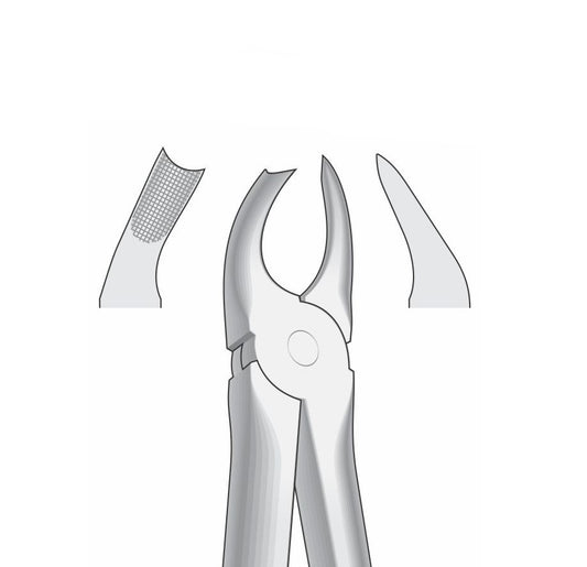 Left Upper Molar Extraction Forceps G1025 Fig 90 | Dental Surgical Instrument Pakistan