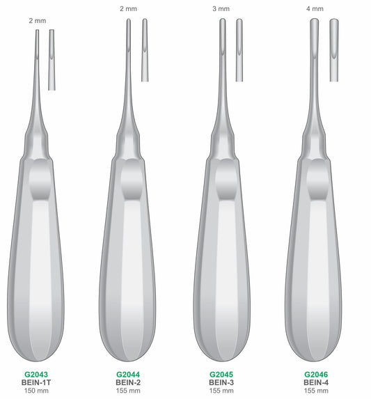 BEIN Elevators 150mm & 155mm Handle | Dental Surgical Instruments