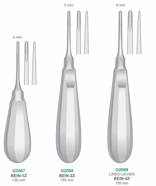 Premium Dental Root Elevator Set Stainless Steel Surgical Instruments