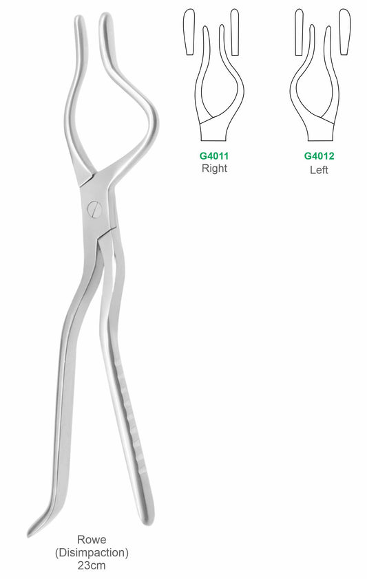 Rowe Disimpaction Forceps Right and Left Models