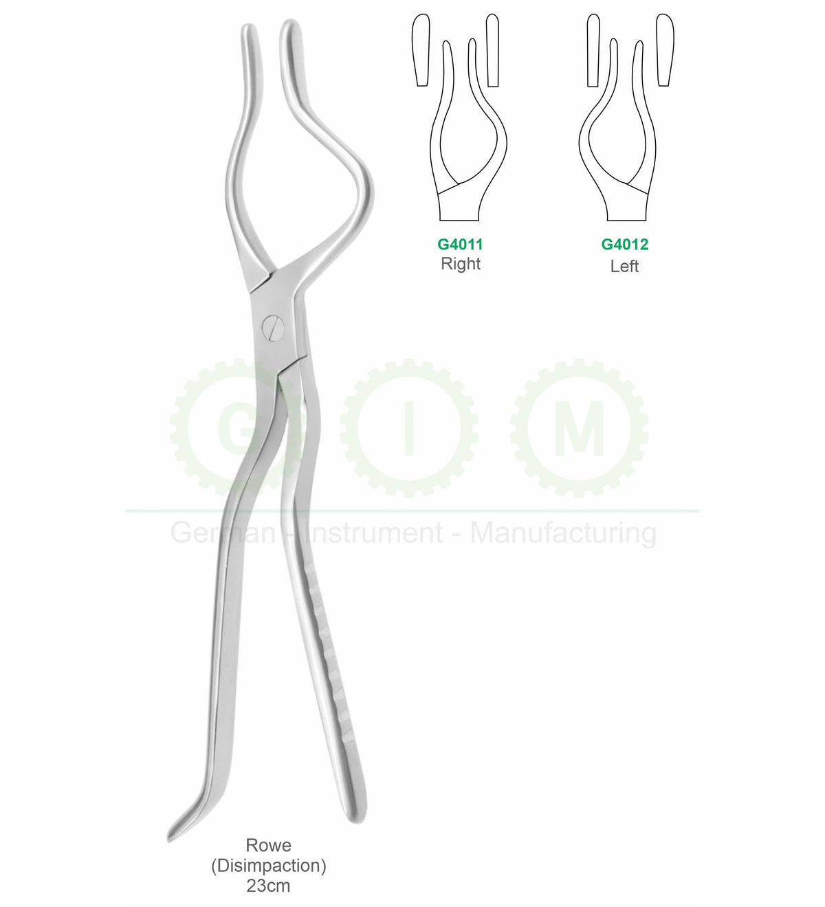 Rowe Disimpaction Forceps Right and Left Models