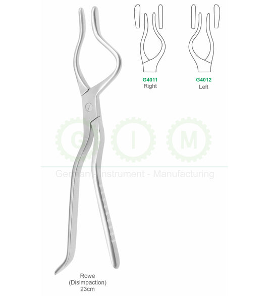 Rowe Disimpaction Forceps Right and Left Models