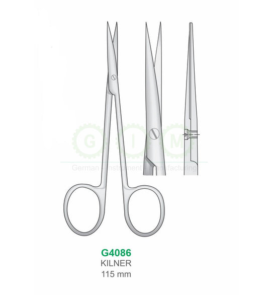 Kilner Surgical Scissors 115mm Needle Holder Scissors - G4086