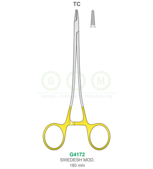 Swedish Pattern TC Needle Holder