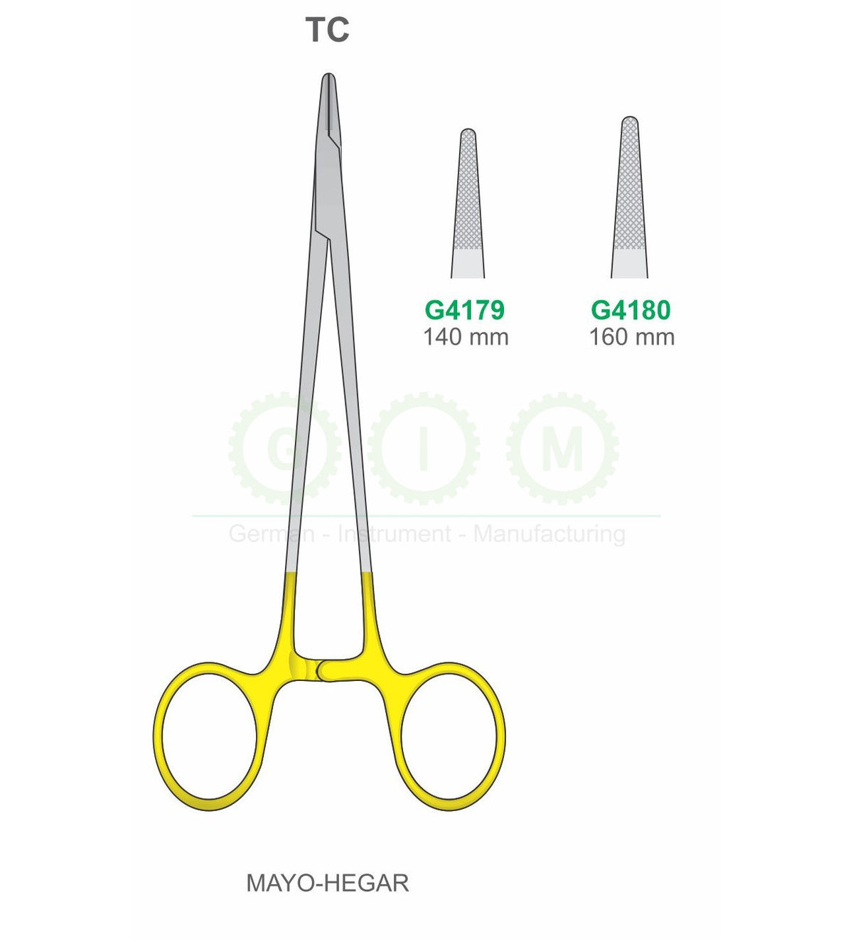 TC Mayo-Hegar Needle Holders