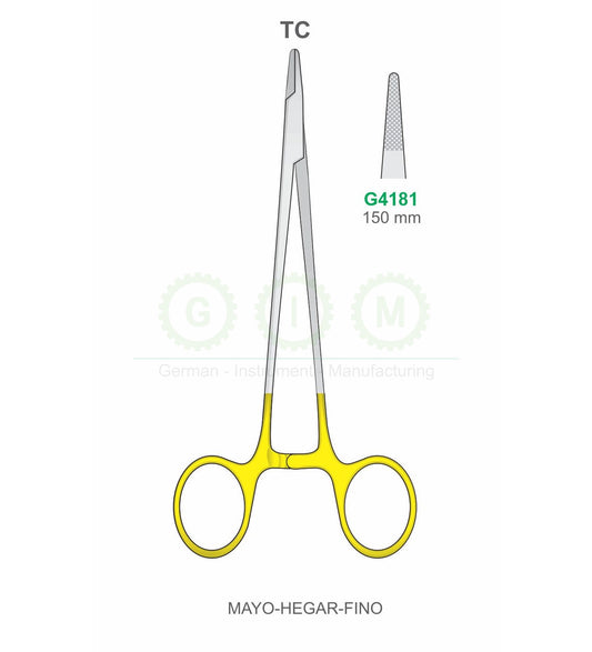 TC Mayo-Hegar Fino Needle Holder
