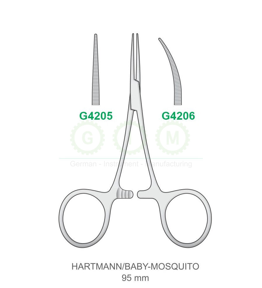 Hartmann Baby Mosquito Hemostatic Forceps
