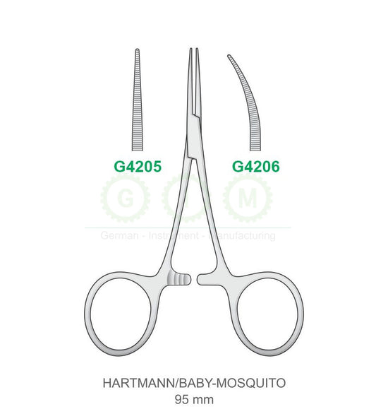 Hartmann Baby Mosquito Hemostatic Forceps