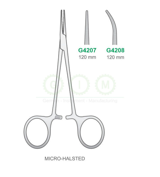 Micro Halsted Hemostatic Forceps