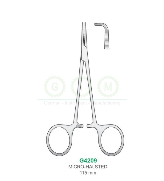 Micro Halsted Hemostatic Forceps