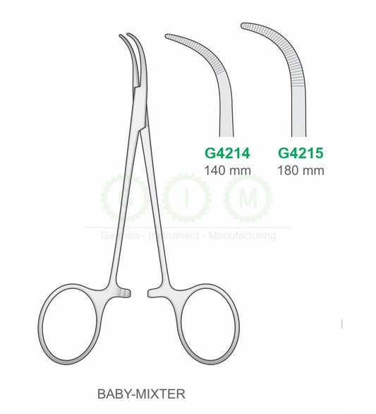 Baby Mixter Hemostatic Forceps