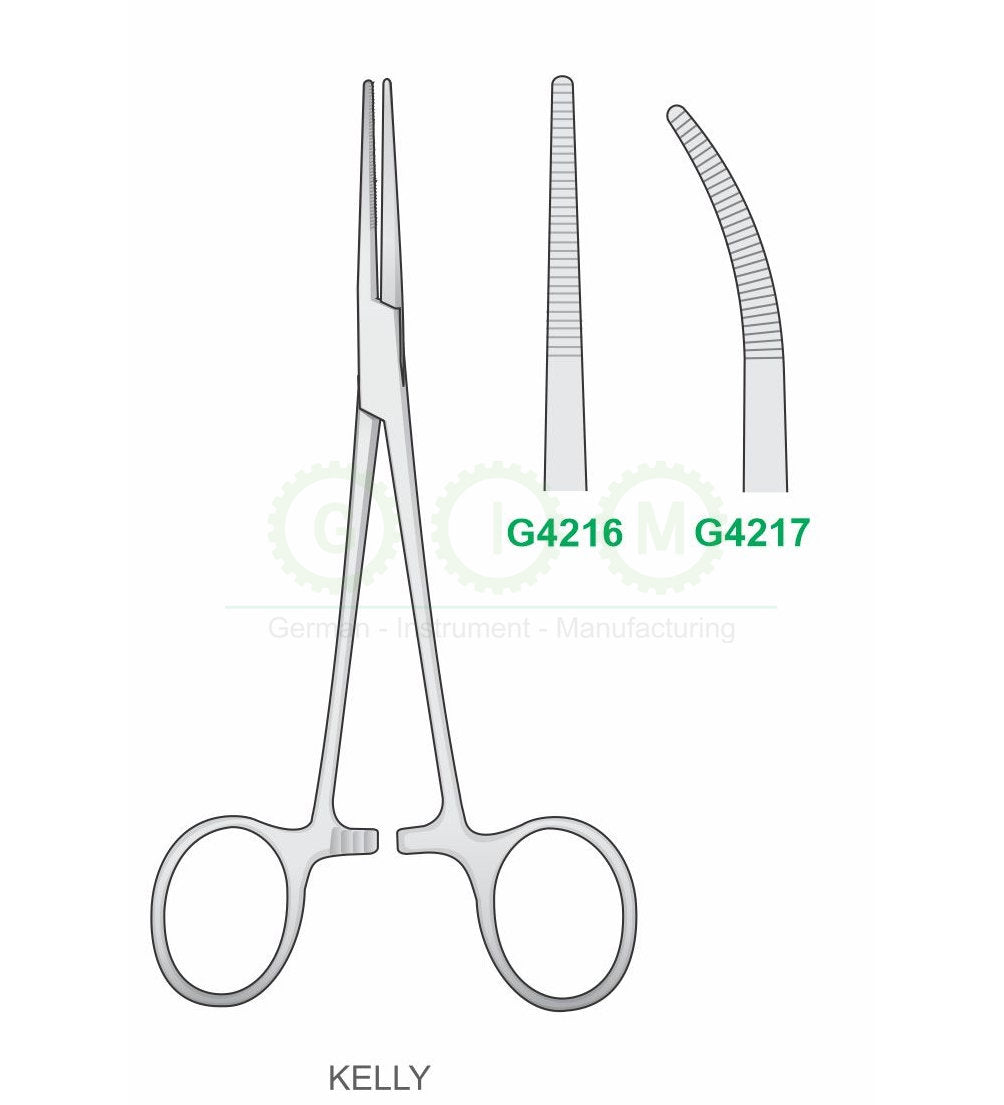 Kelly Hemostatic Forceps