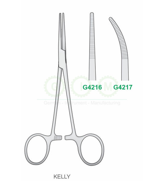 Kelly Hemostatic Forceps