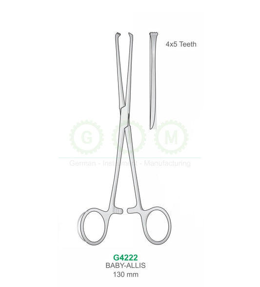 Baby Allis Hemostatic Forceps