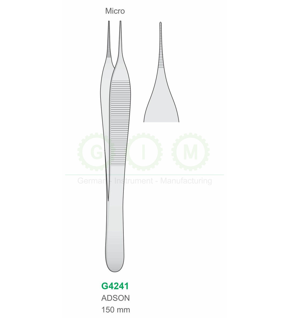 Micro Adson Tissue Forceps