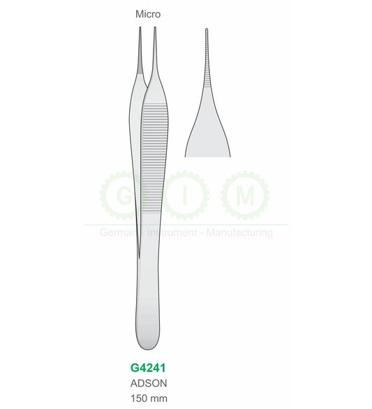 Micro Adson Tissue Forceps