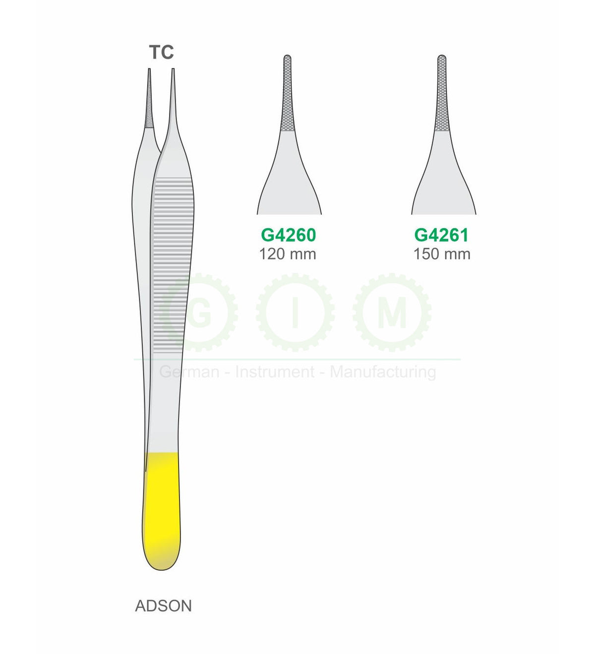 TC Adson Non-Traumatic Tissue Forceps