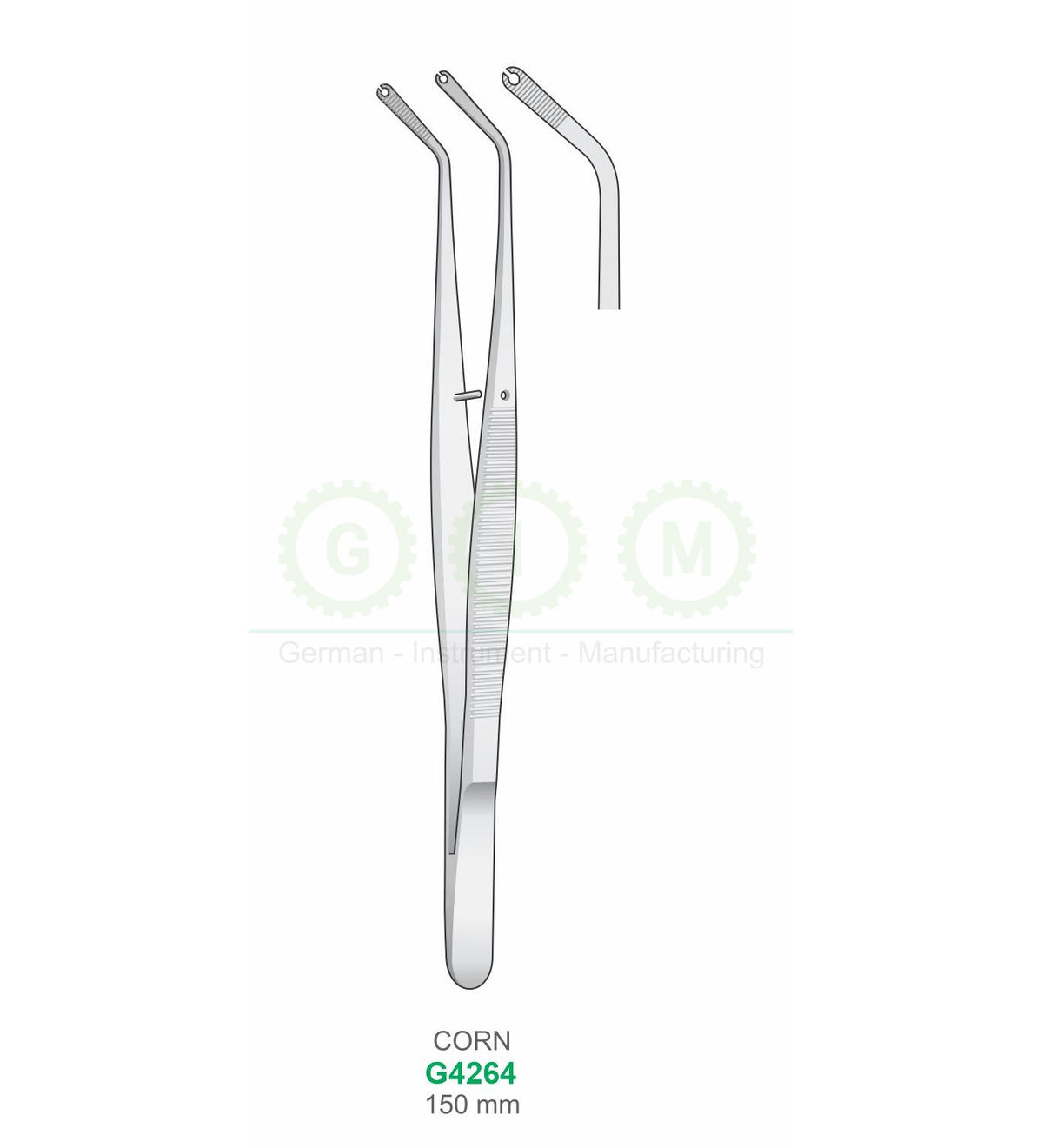 TC Corn Non-Traumatic Tissue Forceps