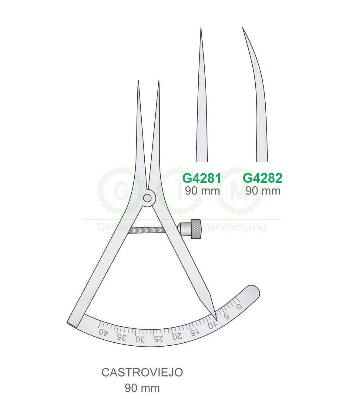 Castroviejo Measuring Instruments
