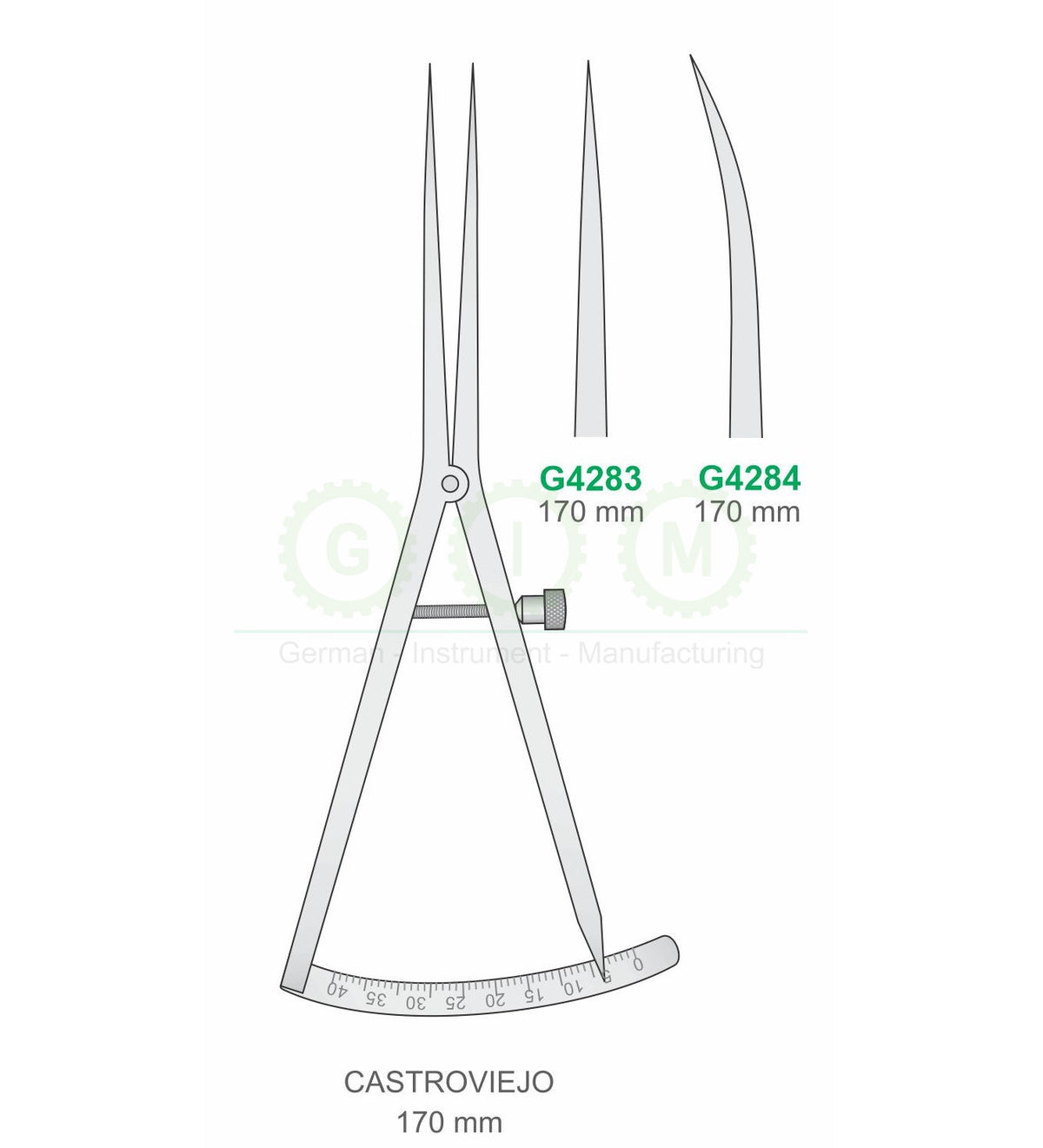 Castroviejo Measuring Instruments