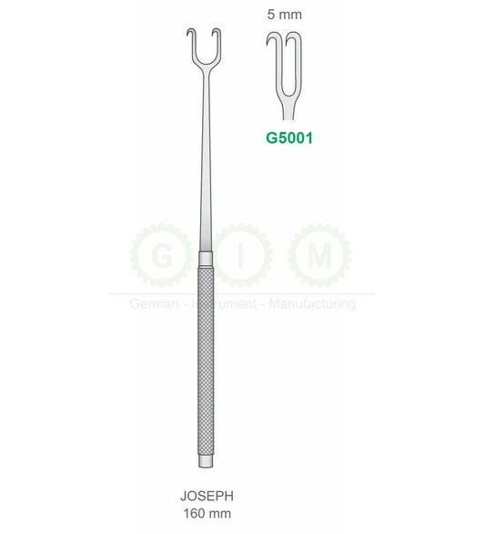 Joseph Retractor, 5mm, 160mm