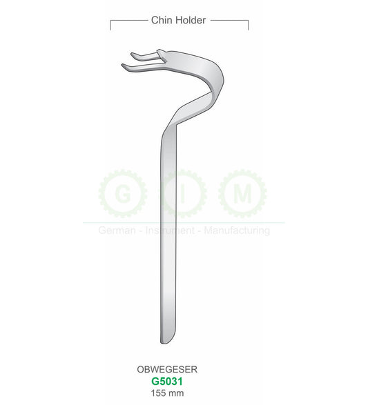 Obwegeser Chin Holder, 155mm