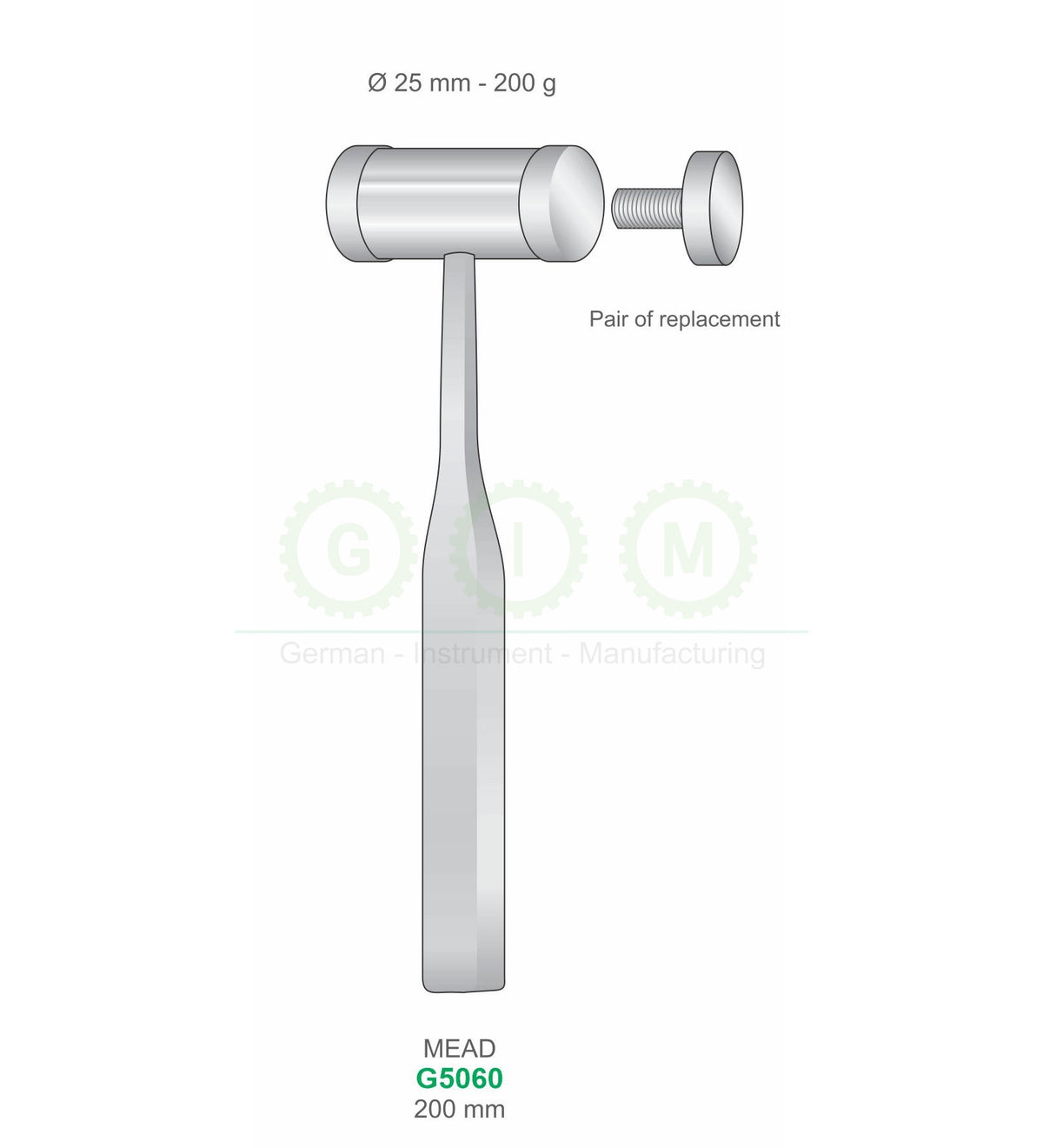 Mead Surgical Mallet, 200mm