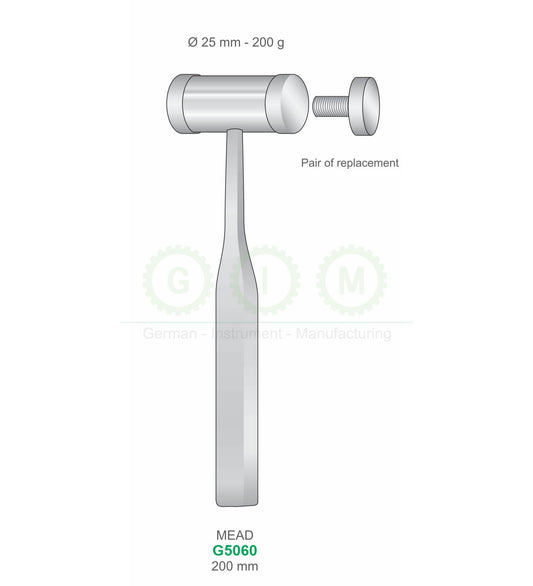 Mead Surgical Mallet, 200mm